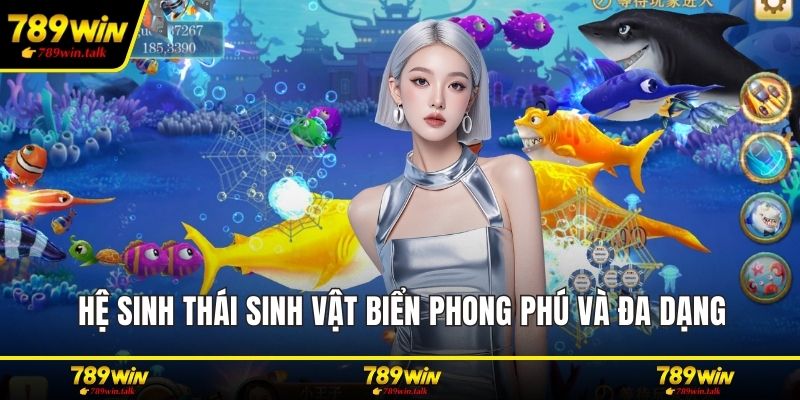 Hệ sinh thái sinh vật biển phong phú và đa dạng